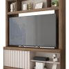 Soporte Para Tv Franco Marrom Camemmun De Hasta 65 Pulgadas