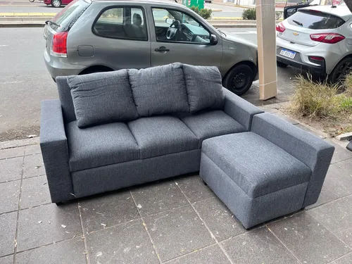 Sillón Living Esquinero Monaco Con Camastro 1.85 X 1.60