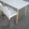 D_885888-MLA52238492835_112022-O.webp Silla Cocina Comedor. Casco Pvc- Patas De Cromada- Ambar