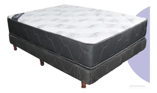 D_886458-MLA49547466005_042022-O.webp Conjunto Sommier Espuma Alta Densidad Venecia 140 X 23 X 190