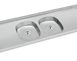 D_887268-MLA95525742634_102025-O.webp Mesada Doble Bacha Central Acero 140cm Delos Duranox 430 Cts
