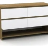 D_887641-MLA79411350509_092024-O.webp Comoda Cajonera Chiffonier 4 Cajones, Estante Cod. 716270