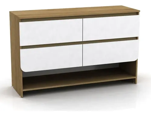 D_887641-MLA79411350509_092024-O.webp Comoda Cajonera Chiffonier 4 Cajones, Estante Cod. 716270