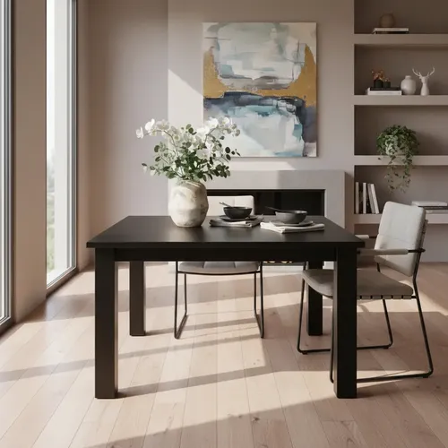 Mesa Cocina Comedor Corpus Cuadrada 1.30 X 1.30 Patas 4 X 4