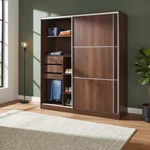 Ropero Placard 2 Puertas Corred. 3 Caj 180- 205 Cod 643