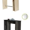 Barra Cocina Desayunador. Melamina. 120 X 102 X 50 Cod. 360