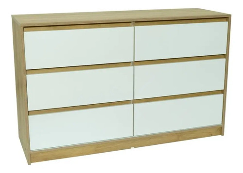 Comoda Cajonera 6 Cajones 120 X 75 X 40. Melamina. Cod. 839