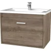 Vanitory Colgante Para Baño Zen Con Mesada- 58 Cm- Dze 02-