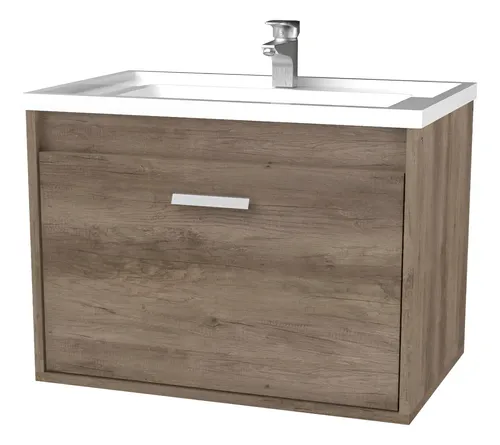 Vanitory Colgante Para Baño Zen Con Mesada- 58 Cm- Dze 02-