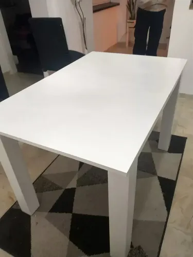 Mesa Cocina Comedor Fija 120 X 80. Tapa Mdf Laqueada