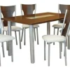 Sillas Caño Reforzado Respaldo Alto Madera- Paris