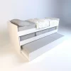 Cama Nido Bicama 1 Plaza 0,80 Mts. Con Carro Cama. Cod. 6457