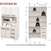 D_891338-MLA106235483996_022026-O.jpg Aparador Vajillero Mueble Organizador De Cocina Despensero Color Venezia