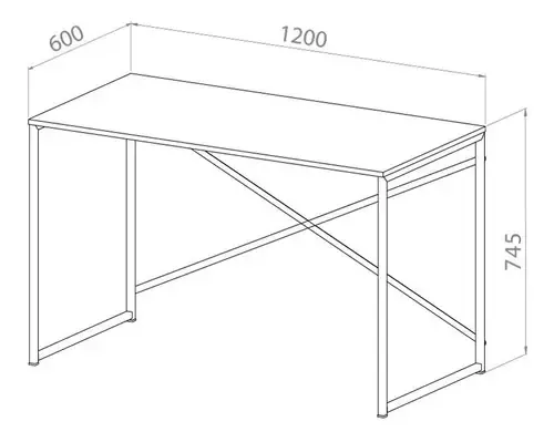 D_893257-MLA100049868519_122025-O.webp Escritorio Para Oficina Y Hogar Melamina Madera 120 Cm Roble Kendal Con Caño Negro Moderno Minimalista Home Office Mesa... Roble Kendal / Negro