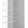 Despensero De Una 1 Puerta Mueble Alacenero Organizador Con Estantería Integrada Izquierda O Derecha + 4 Estantes Internos Ajustables De Cocina Melamina 150cm Color Blanco Multifunción Dielfe D050e
