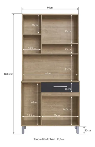 D_895264-MLA86287193044_062025-O.webp Kit De Cocina 90 Cm- 6 Puertas. 1 Cajon 609.001 Casa Mia