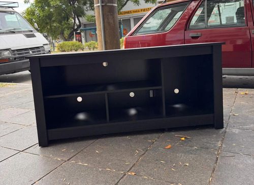 Rack Mesa Para Tv Depot Tv Stand. Color Negro- 135 X 60 X 40