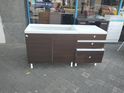 Bajo Mesada 2 Puertas, 3 Cajones. 160- 58- 82. Perfil Jb 160