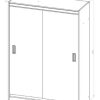 D_895613-MLA44613170278_012021-O.jpg Ropero Placard Organizador 2 Puertas 130 X 181 X 51 Ro135