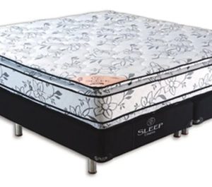 Conjunto Sommier Resortes Natura 1.40 X 1.90 Sleep Country