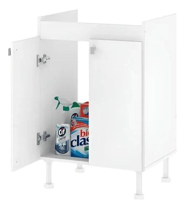 Bajo Mesada Para Lavadero Sin Pileta. 58 X 86 X 46 Blr 060.