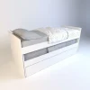 Cama Nido Bicama 1 Plaza 0,80 Mts. Con Carro Cama. Cod. 6457