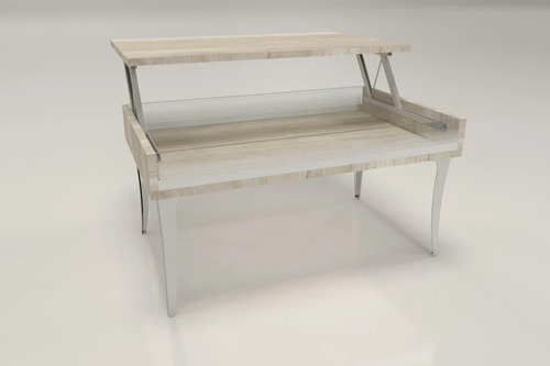 D_899545-MLA72105542082_102023-O.jpg Mesa De Living Luar- Elevable- Patas Cromadas- 90 X 56