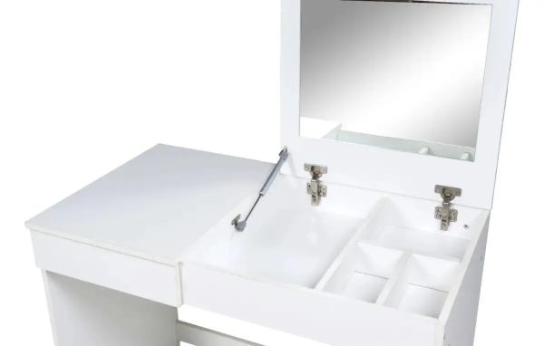 D_899759-MLA110061573657_042026-F.jpg Escritorio Camarín Moderno Con Espejo Blanco Ricchezze