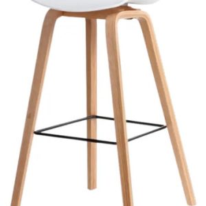 D_900116-MLA106586202677_022026-O.jpg 2 Banquetas Taburete Moderno Italy. Patas Metálicas Y Madera