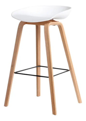 D_900116-MLA106586202677_022026-O.jpg 2 Banquetas Taburete Moderno Italy. Patas Metálicas Y Madera
