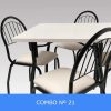 D_902625-MLA31712605483_082019-O.jpg Combo Cocina Mesa Melamina 90 X 90 + 4 Sillas Capri C21