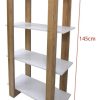 Estanteria Biblioteca Nordico 4 Estantes Cod. 323081 Woodlik