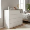 Comoda Chifonier Prisma 8 Cajones. Mdf Laqueado- 125 X 80x40