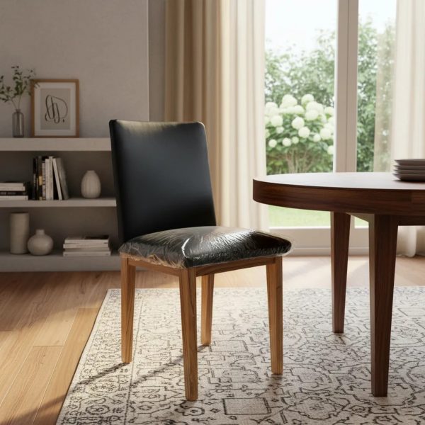 D_905240-MLA109372253872_042026-F.jpg Juego De 6 Sillas Giner. Madera Paraiso Tapizado En Cuerina