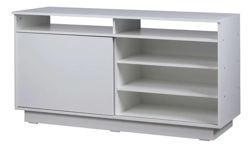 D_905581-MLA79176697979_092024-O.jpg Rack Mesa De Tv Melamina 130 Cm Puerta Corrediza C/ Estantes