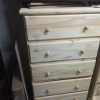 Cajonera Chiffonier 5 Cajones Gigante. Pino Sin Lustre
