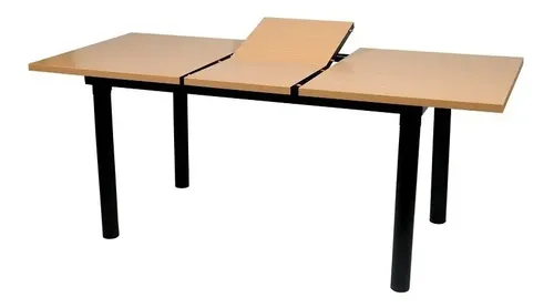 Mesa Cocina. Trampa 120 A 160 X 0,80. Melamina. Base Caño