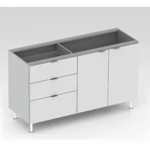 D_906844-MLA42217343719_062020-O.webp Bajo Mesada. 2 Puertas. 3 Cajones- Ctb140 Melamina 140-85-50
