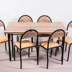 D_906940-MLA72144254590_102023-O.jpg Combo Cocina Comedor Mesa Melamina 140 + 6 Sillas Verona C17