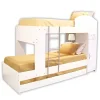 D_907980-MLA94665393705_102025-O.webp Cama Cucheta Nido 1 Plaza Platinum Blanca Mdf Con Cajón Y Estante Blanco