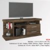 Rack Mesa Para Tv Led- Niza- Melamina- 135 X 80- 2 Cajones
