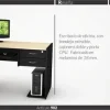 Mesa Escritorio P- Pc Con 2 Cajones- Melamina 18 Mm Cod 902