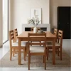 Mesa Comedor Pacifico 1.50 X 90 + 6 Sillas Atlantic Tapiz