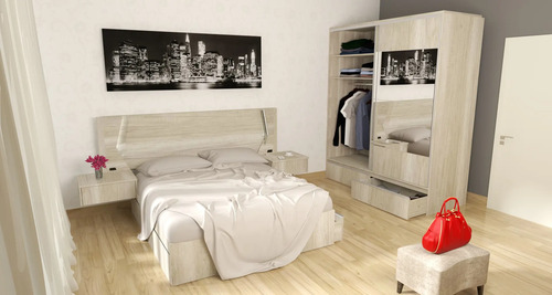 Ropero Placard Ragazzo 180 X 215 X 60- 1 Puerta Con Espejo