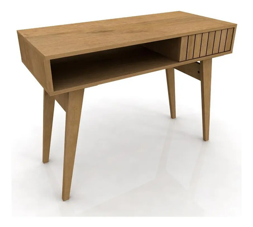 Escritorio Con Cajon Y Estante Escandinavo- 100 X 44- 334250