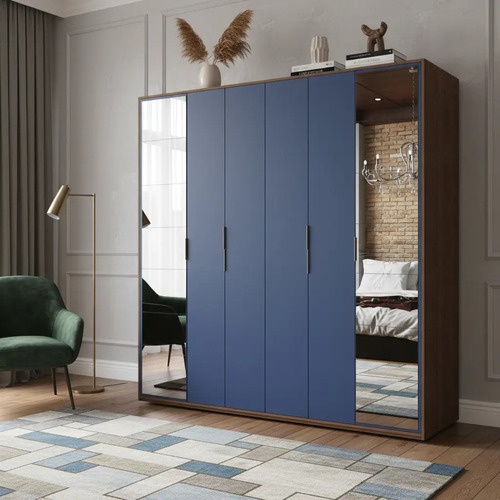 Ropero 6 Puertas, 3 Cajones Internos- 220 X 220 X 52- Duo 02
