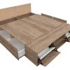 D_915410-MLA79588536513_092024-O.webp Base Box P- Sommier 140 O 160 X 200 4 Cajones- 2 Zapateros P