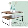Mesa Ratona De Living Itaca- Laqueada Paraiso- 80 X 50 X 46