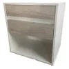 Mesa De Luz Para Sommier 2 Cajones Corred Metalicas Cod 3402