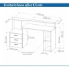 D_918001-MLA85982118135_062025-O.webp Escritorio Organizador Con 3 Cajones 150 X 90 X 45- Oes 107